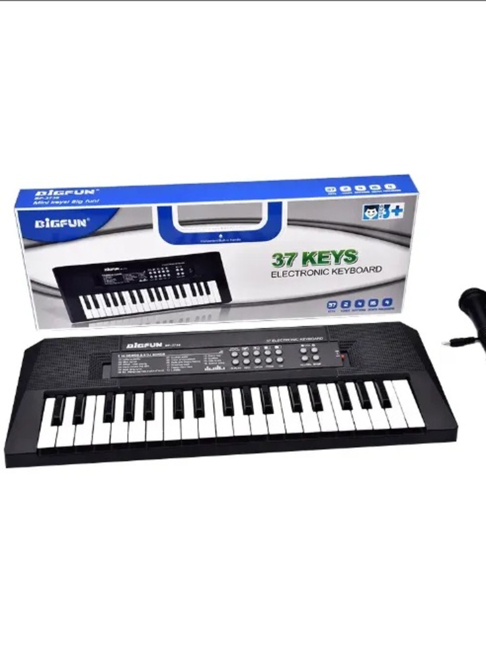 37-Key Electronic Keyboard - Black - Picture 5 of 17